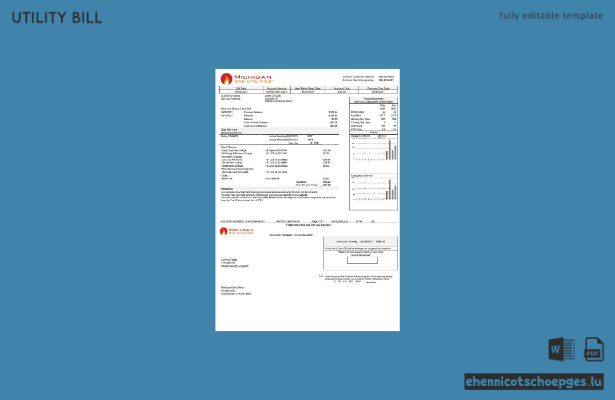USA Michigan Gas Utilities – Beispielrechnung Version 2